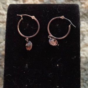 Amber colored Earrings